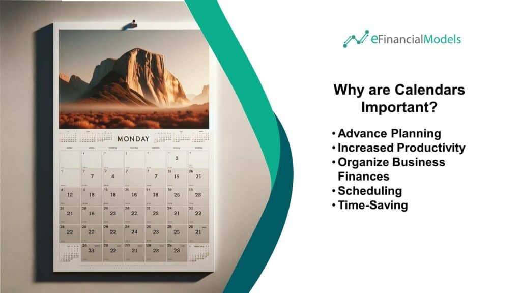 Calendar eFinancialModels