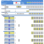 DCF model inputs including investment timeline, tax, and revenue projections for Agritech.
