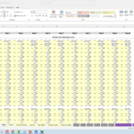 Spreadsheet showing OPEX costs for various roles over ten years.