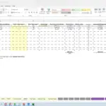 Depreciation schedule showing calculations for building and equipment values.