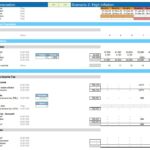 Tax and depreciation section detailing corporate income tax calculations and assumptions.