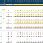 Balance sheet and cash flow analysis comparing actuals to forecasts.