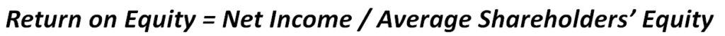 ROE Calculation Formula | eFinancialModels Return on Equity formula: Net Income divided by Average Shareholders' Equity