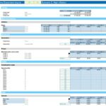 Input fields for macroeconomic factors and revenues under high inflation scenario.