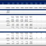 Annual equity waterfall diagram showing cash flow to equity and distributions by year.