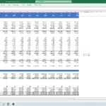Financial model showing pro forma cash flows for a car wash over ten years.