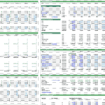 Financial projections and assumptions for a carbon capture project in Excel format.