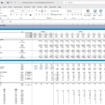 Financial model template showcasing P&L and CapEx for hotel forecasting.