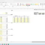 Detailed chart showing wage breakdown for various worker types in a job costing scenario.