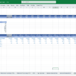 COGS Assumptions Table for Financial Modeling | eFinancialModels COGS assumptions table detailing salaries and monthly projections for 2023-2024.