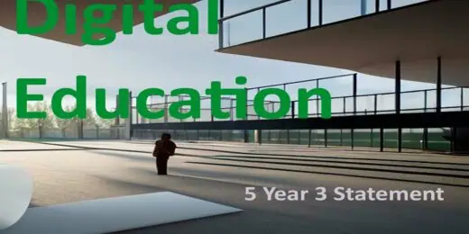 5 Year 3 Statement Digital Education Service Company Finance Model Excel Template