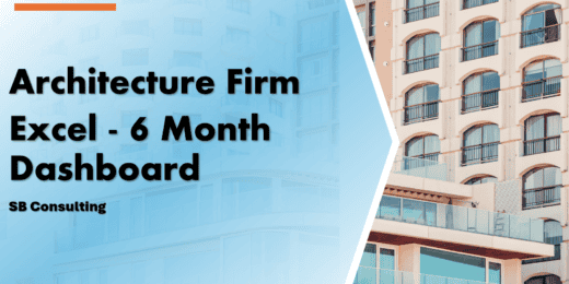 Architecture Firm Management Dashboard Excel Template (6 Month)