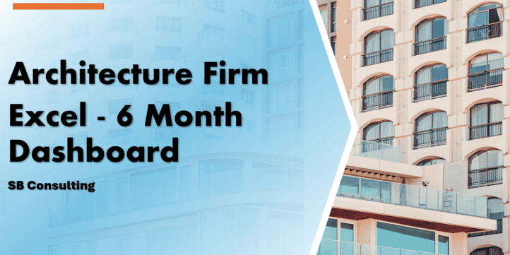 Architecture Firm 6-Month Financial Dashboard | eFinancialModels Six-month dashboard for financial analysis in an architecture firm.