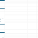 Financial model displaying monthly rates, customer types, and mileage data in Excel.