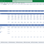 Monthly Cash Flow Statement for Bookkeeping Agency | eFinancialModels Cash flow statement showing monthly inflows, outflows, and net cash flow for a bookkeeping agency.