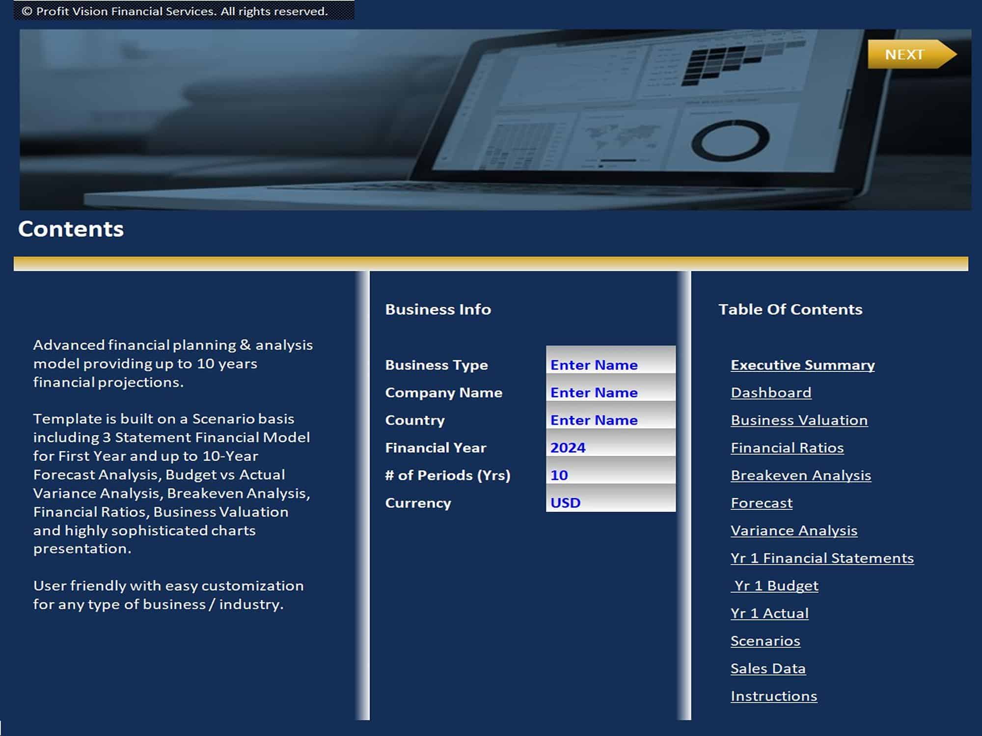 Advanced Financial Model with DCF & Valuation | eFinancialModels