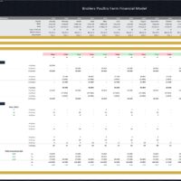 Broilers Poultry Farm – 10 Year Financial Model | eFinancialModels