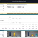 E-Learning Institute Investor Distribution Waterfall Model | eFinancialModels Investor distribution waterfall model for e-learning financial returns analysis.