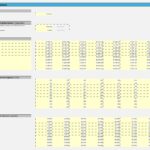 Screenshot showing operational assumptions for product pricing and capacity in a financial model.