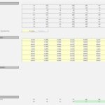 Excel model showing sales units, COGS percentages, and dividend policy options.