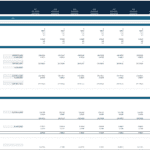 XYZ Construction Financial Model Overview | eFinancialModels Financial model for XYZ Construction showing cash flows and projections.