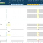 Financial projection template with subscriber metrics and balance sheet for ABC RegTech Ltd.