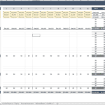 Operating Expense Template Overview for Financial Modeling | eFinancialModels Operating expense template showing payroll, overhead, and technology costs by year