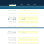 Financing Assumptions for Construction Project Analysis | eFinancialModels Scenario analysis template highlighting financing assumptions for XYZ Construction.
