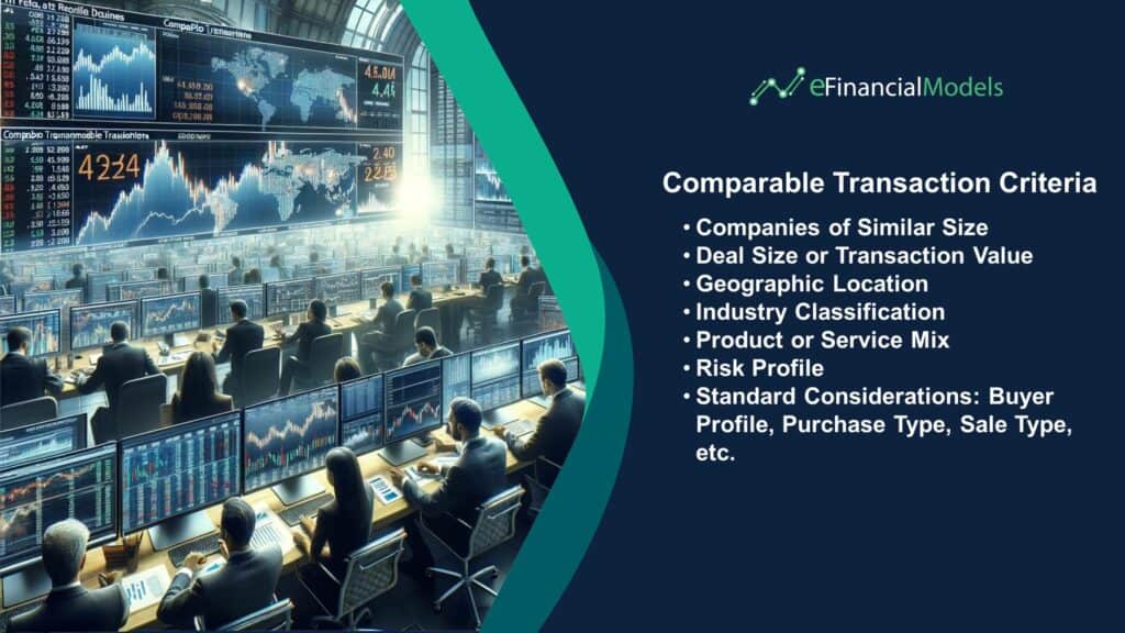 Comparable Transaction Analysis Criteria Overview | eFinancialModels 4 - Comparable Transaction Criteria