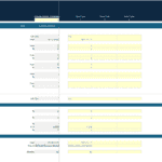 Scenario Analysis for XYZ Construction Project | eFinancialModels Financial modeling template showcasing maintenance reserve accounts and tax details.