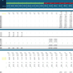 Comprehensive Financial Model Template Overview | eFinancialModels Excel financial model template with project costs, operational data, and timeline analysis.