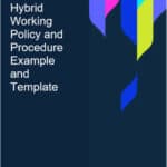 Hybrid Working Policy Template Cover | eFinancialModels Cover design for hybrid working policy example and template document.