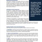 Hybrid Working Policy Introduction Overview | eFinancialModels Introduction to hybrid working policy emphasizing key principles.