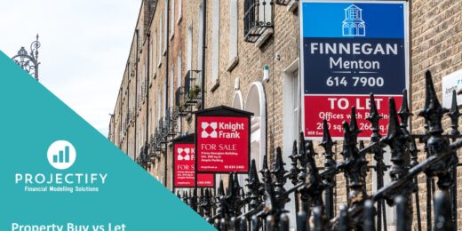 Property signs for sale and rent, illustrating real estate options.
