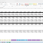 Income Statement Template for Single Industrial Property | eFinancialModels Income statement template showing revenue, expenses, and net income projections.