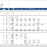 Investor Returns Excel Model Overview | eFinancialModels Financial model displaying investor returns, cash flows, and debt servicing details.