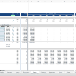 Capital Expenditure Schedule Overview | eFinancialModels Excel CAPEX schedule showing equipment costs, timelines, and total expenses.