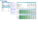 DCF Valuation Model for ABCXYZ Mobile Imaging | eFinancialModels DCF valuation table with unlevered cash flows and sensitivity metrics for risk and growth rates.