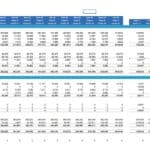 Barber Shop Balance Sheet Overview (2024) | eFinancialModels Balance sheet for ABCXYZ Barber Shop highlighting financial data over multiple months.