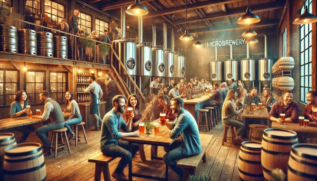 Lively Microbrewery Atmosphere and Patrons | eFinancialModels Microbrewery