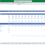 Hotel Cash Flow Statement for 2023 | eFinancialModels Cash flow statement showing monthly cash inflow and outflow for hotel operations.