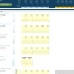 Insurance Policy Financial Projections Overview | eFinancialModels Financial projection template detailing policy rates and new business volumes.