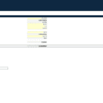 Weighted Average Cost of Capital Calculation Template | eFinancialModels WACC calculation template showing market cap, equity, debt, and cost inputs.