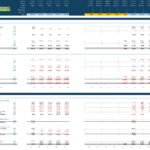 Financial Projection Template for ABC TPA Ltd | eFinancialModels Financial projection table displaying Balance Sheet and Cash Flow for ABC TPA Ltd.