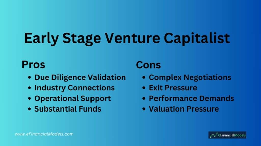 Pros and Cons of Early Stage Venture Capitalists | eFinancialModels 6 - Venture Capital