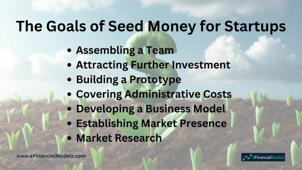 Key Goals for Seed Money in Startups | eFinancialModels The Goals of Seed Money for Startups
