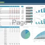Financial Projection Dashboard Analysis | eFinancialModels Insurance financial dashboard displaying projections and key ratios 2024-2027