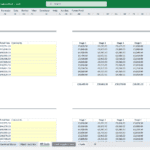 Solar Farm Construction Financial Model Breakdown | eFinancialModels Solar farm project cost breakdown by stage with rates, days, and fees.