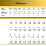 Cash Flow Budget Statement for ABC Company | eFinancialModels Cash flow budget statement displaying monthly inflows and outflows in EUR for 2024.