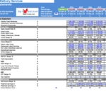 Drone Delivery Services Income Statement Overview | eFinancialModels Income statement showing revenues and expenses for drone delivery services.